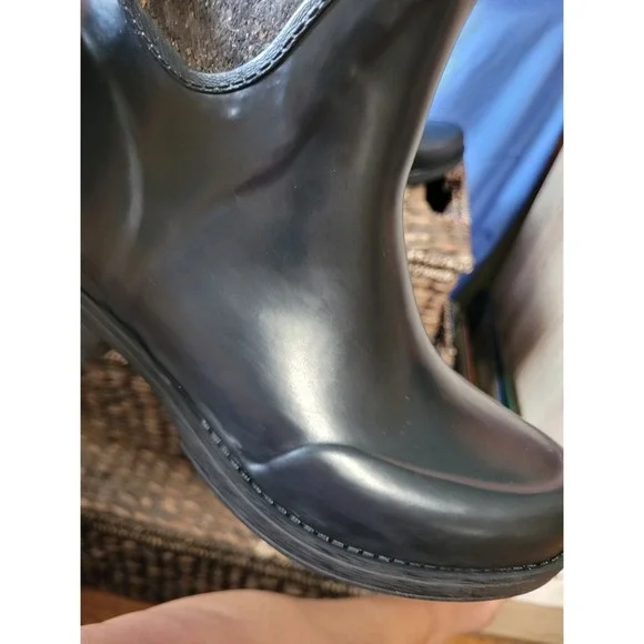 UGG‎ Women's Stefana Waterproof Rubber Boot Black Size 6 Tall - Picture 11 of 16